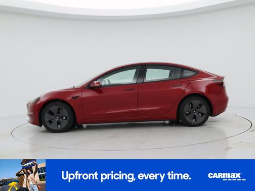 Red 2023 Tesla Model 3
