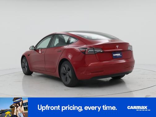 Red 2023 Tesla Model 3