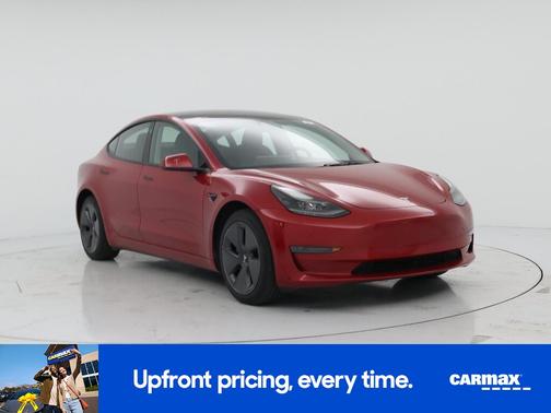 Red 2023 Tesla Model 3