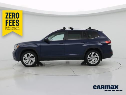 Blue 2023 Volkswagen Atlas SE w/Tech