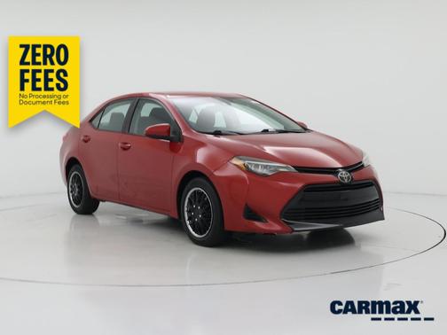 Red 2019 Toyota Corolla LE