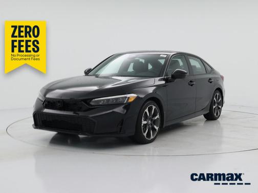 Black 2025 Honda Civic Hybrid Sport Touring