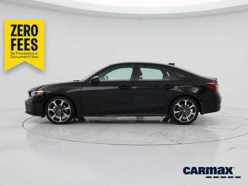 Black 2025 Honda Civic Hybrid Sport Touring