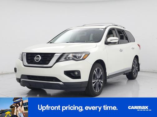 White 2020 Nissan Pathfinder Platinum