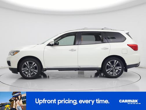 White 2020 Nissan Pathfinder Platinum