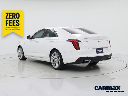 White 2025 Cadillac CT4 Premium Luxury