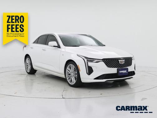 White 2025 Cadillac CT4 Premium Luxury