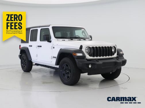 White 2025 Jeep Wrangler Sport