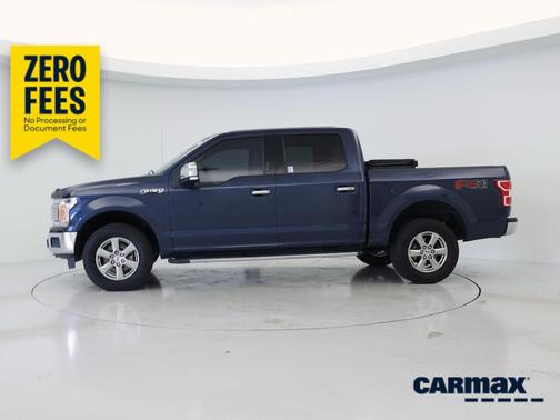 Blue 2018 Ford F-150 XLT