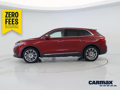 Red 2018 Lincoln MKX Reserve