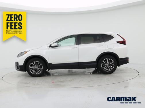 White 2021 Honda CR-V EX-L
