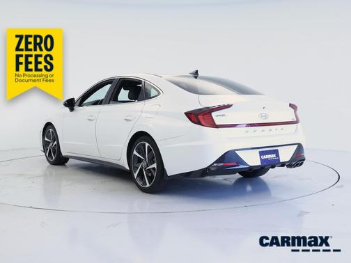 White 2021 Hyundai SONATA SEL Plus