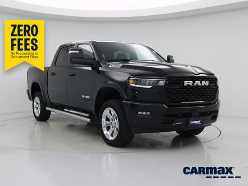 Black 2025 RAM 1500 Bighorn