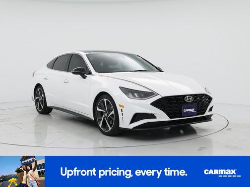 White 2022 Hyundai SONATA SEL Plus