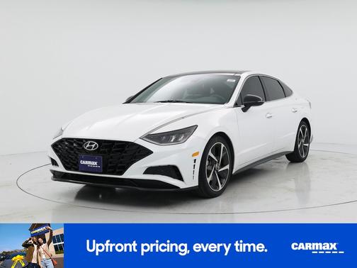 White 2022 Hyundai SONATA SEL Plus