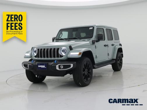 Green 2024 Jeep Wrangler 4xe Sahara