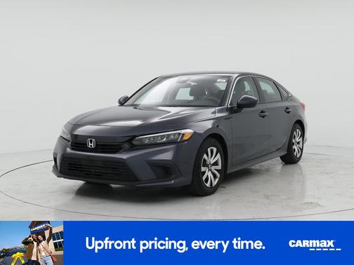 Gray 2022 Honda Civic LX