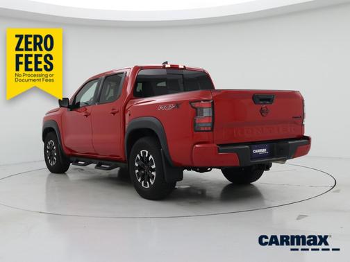 Red 2024 Nissan Frontier PRO-X