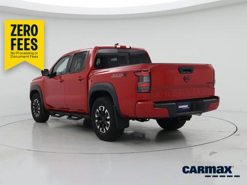 Red 2024 Nissan Frontier PRO-X