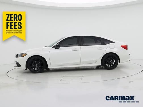White 2022 Honda Civic Sport