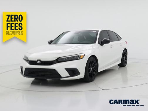 White 2022 Honda Civic Sport