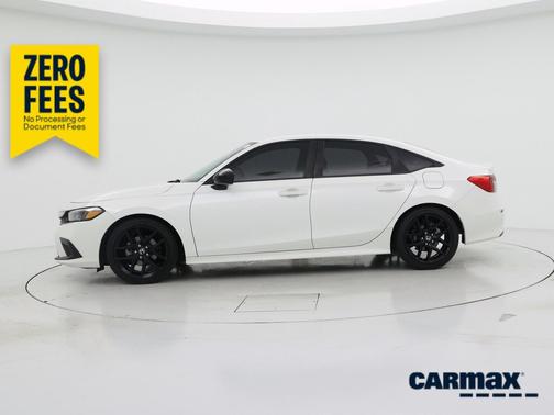 White 2022 Honda Civic Sport