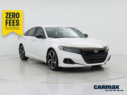 White 2022 Honda Accord Sport SE