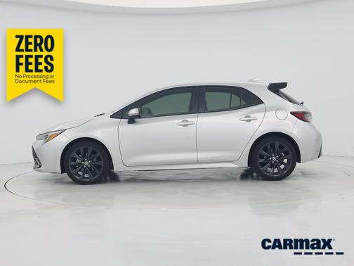 Silver 2024 Toyota Corolla Hatchback XSE