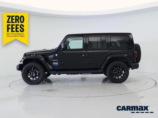 Black 2022 Jeep Wrangler Unlimited 4xe Unlimited Sahara
