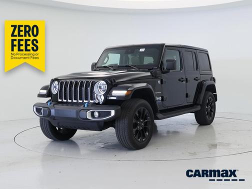 Black 2022 Jeep Wrangler Unlimited 4xe Unlimited Sahara