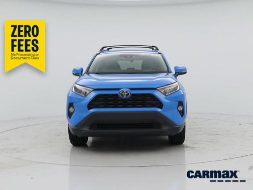 Blue 2019 Toyota RAV4 XLE Premium