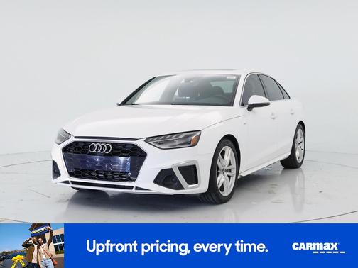 White 2023 Audi A4 S-Line Premium Plus
