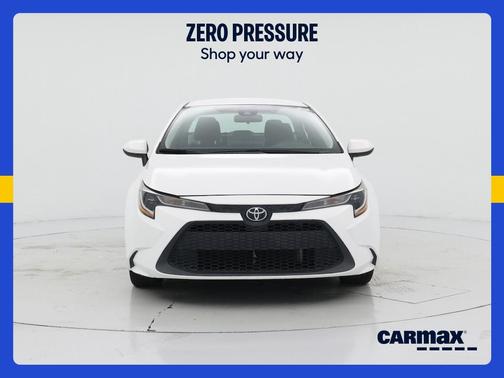 White 2022 Toyota Corolla LE