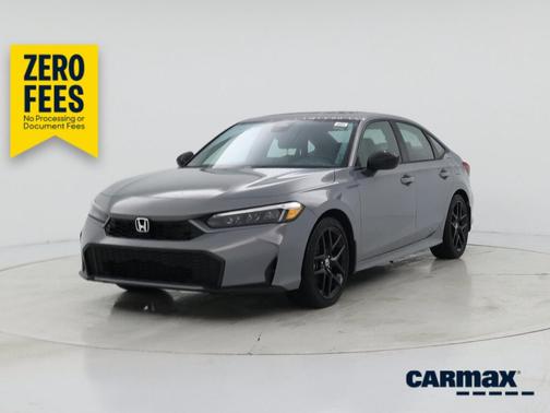 Gray 2026 Honda Civic Hybrid Sport