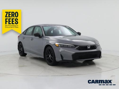 Gray 2026 Honda Civic Hybrid Sport