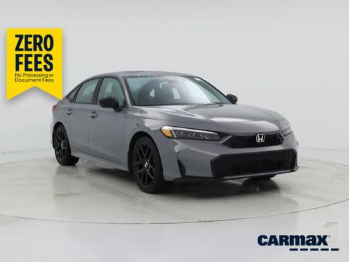 Gray 2026 Honda Civic Hybrid Sport