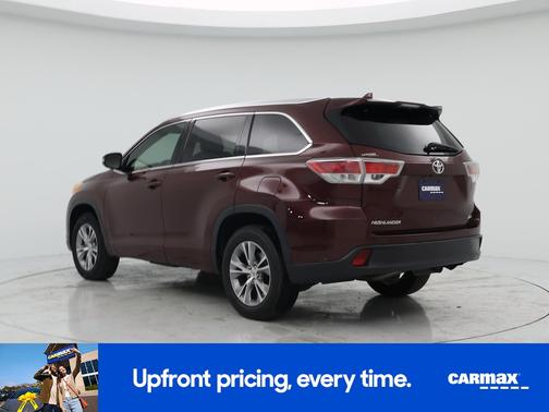 Burgundy 2014 Toyota Highlander XLE