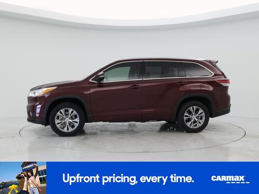 Burgundy 2014 Toyota Highlander XLE