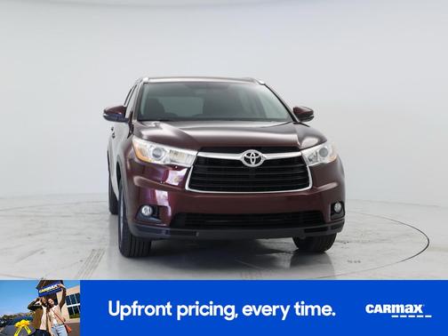 Burgundy 2014 Toyota Highlander XLE