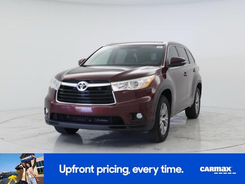 Burgundy 2014 Toyota Highlander XLE