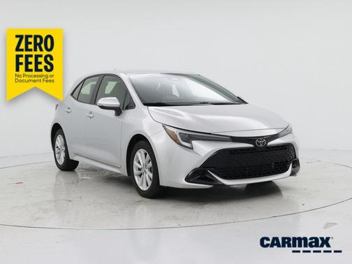 Silver 2025 Toyota Corolla Hatchback SE