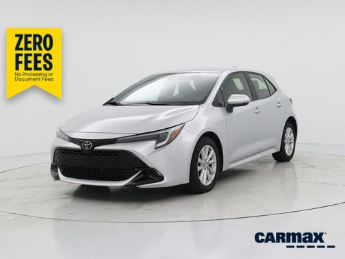 Silver 2025 Toyota Corolla Hatchback SE