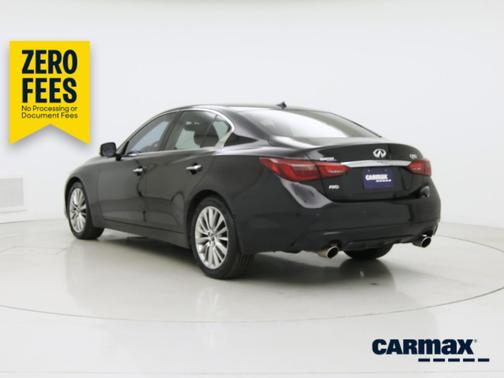 Black 2023 INFINITI Q50 Luxe