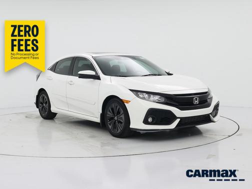 White 2019 Honda Civic EX