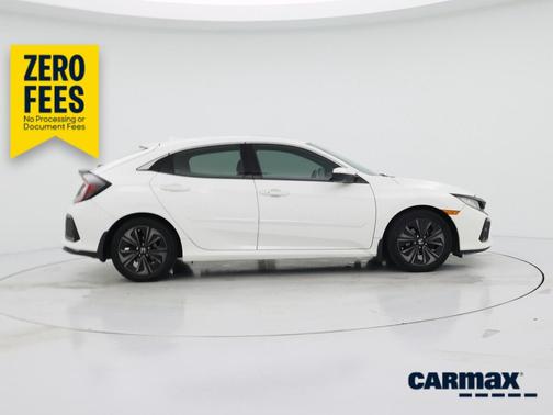 White 2019 Honda Civic EX