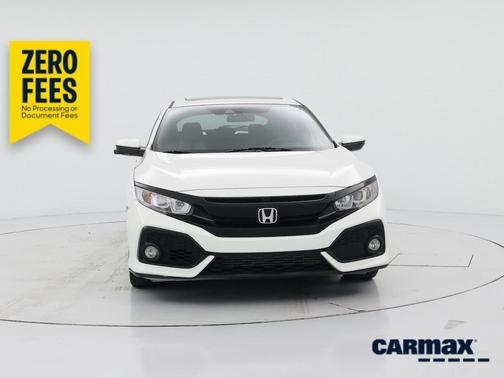 White 2019 Honda Civic EX