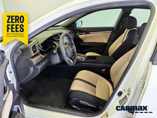 White 2019 Honda Civic EX