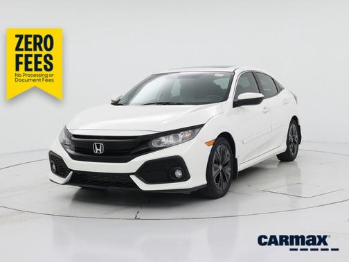 White 2019 Honda Civic EX