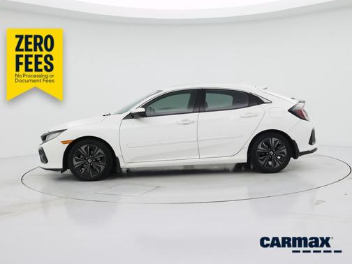 White 2019 Honda Civic EX