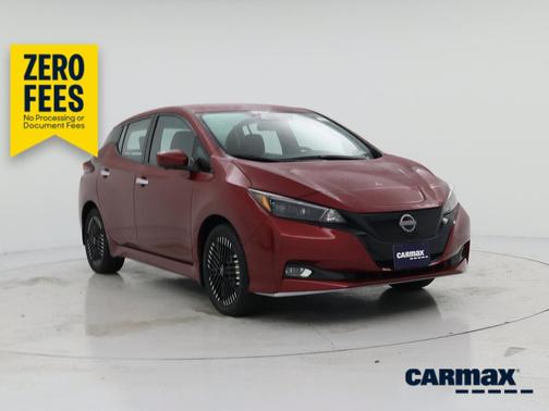 Red 2024 Nissan Leaf SV Plus